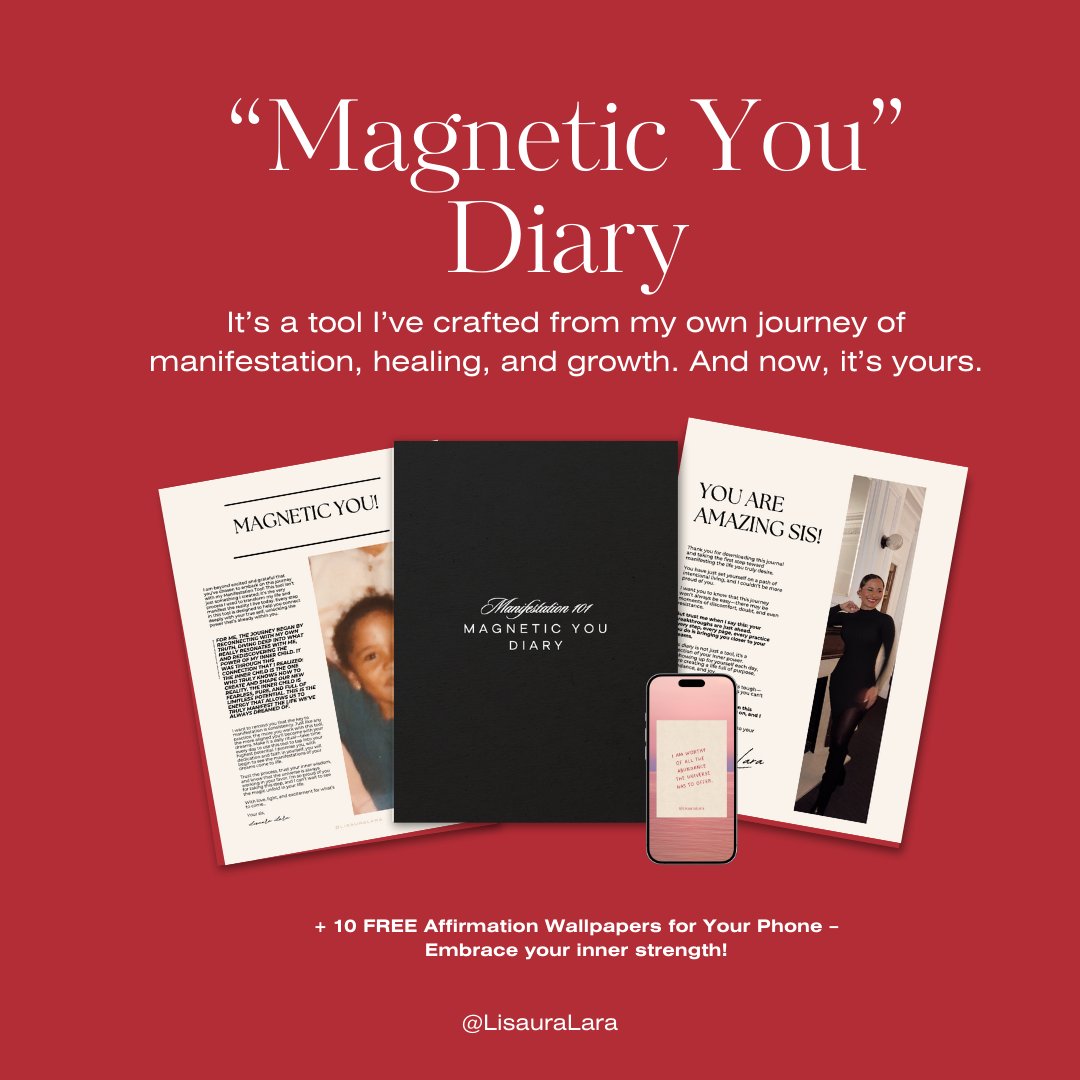 Aura Shimmering Dry Body Oil + Mirror Sticker+ Magnetic YOU Digital Diary