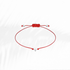 Self-love bracelet for sisterhood. Red thread bracelet with silver heart charm symbolizing love and protection.