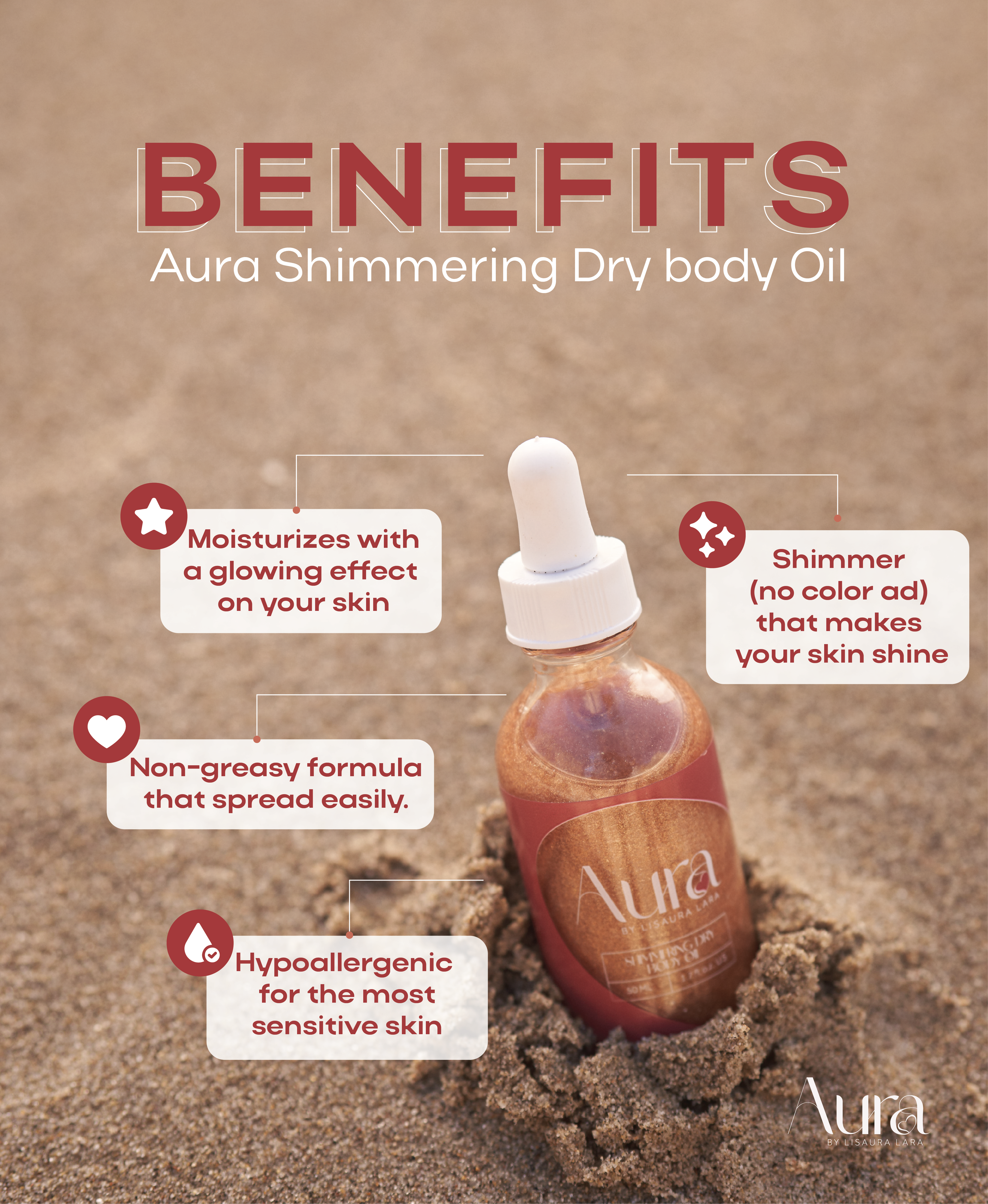 Aura Shimmering Dry Body Oil